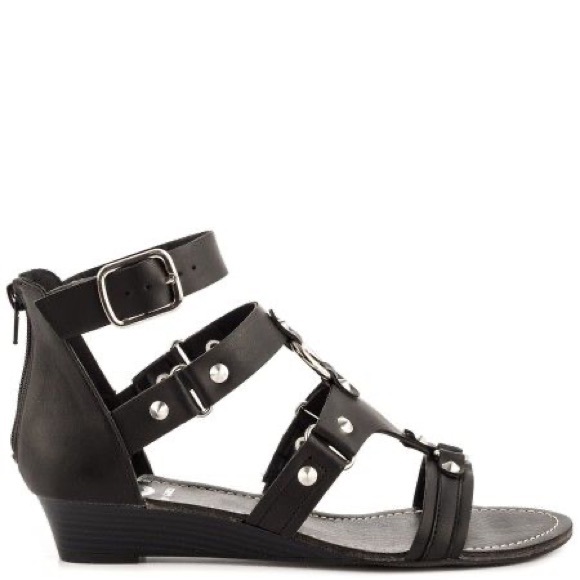 G by Guess's Black Payge 2 Black Sandals - Picture 2 of 9